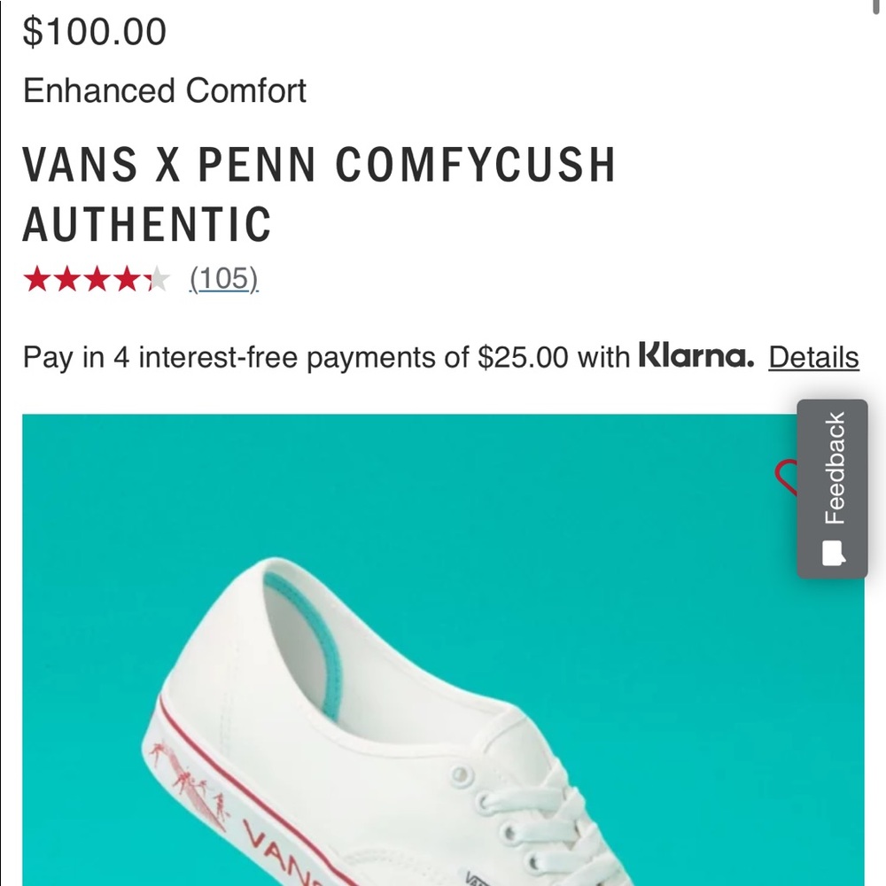 Vans x Penn Comfycush Authentic NEW